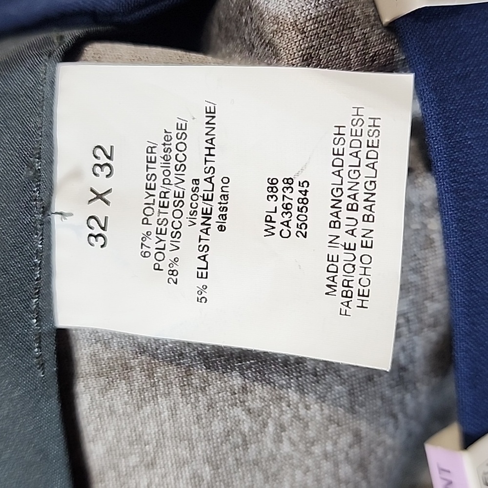 Kenneth Cole Reaction Men's Blue Pants Brand New Skinny Fit - Picture 12 of 15